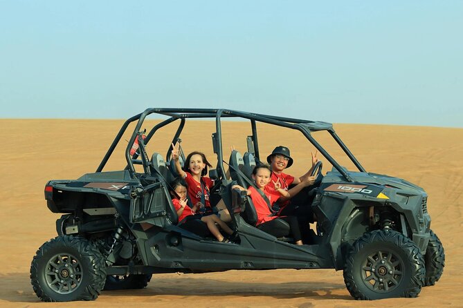 Premium Camp Dubai Desert Safari - Sunset photography in an open desert