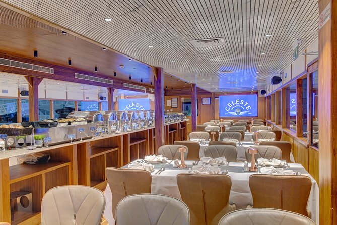 Premium Celeste Dinner Cruise on Dubai Creek with Heritage Views. - Music, DJ sets, and Tanura dancing