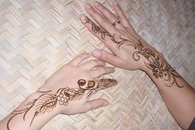 Premium Desert Safari Dubai: Desert Camping & Dune Bashing - Camp activities: henna, robes, shisha, and falcon photos