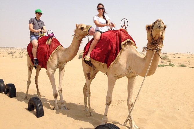 Premium Dubai Desert Safari and Quad Bike Ride - Camel riding and a gentler change of pace