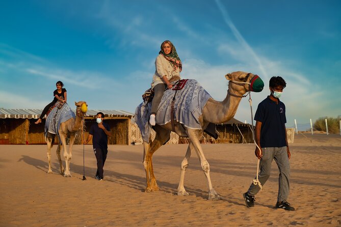 Premium Hot Air Balloon, Breakfast, Camel Ride, Quad Bike & More - Landing, breakfast, and the Bedouin camp