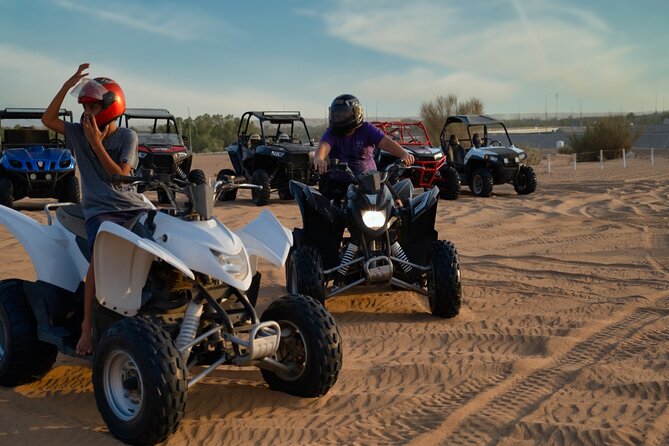Premium Hot Air Balloon, Breakfast, Camel Ride, Quad Bike & More - Camel riding and quad biking in short sessions