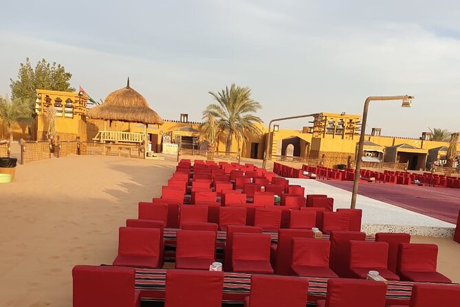 Premium Red Dunes Safari | Camel Ride | Dune Bashing | Sand Ski - The Bedouin-style camp and its small activities