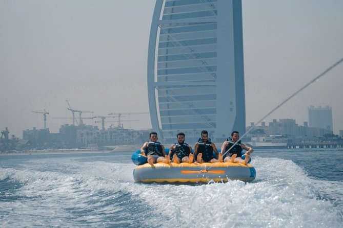 Private 60-min Group Tubing on Speedboat in Dubai - How it compares with a jet ski outing