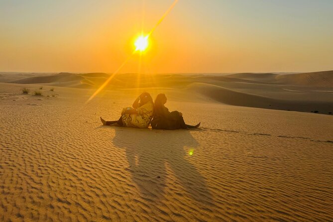 Private Abu Dhabi Sunset Desert Safari with Sand Boarding - Key points at a glance