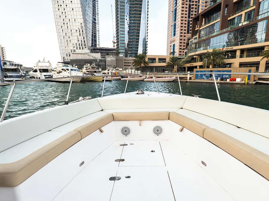 Private Boat Dubai: 36ft - Ain Dubai and the wider coastal panorama