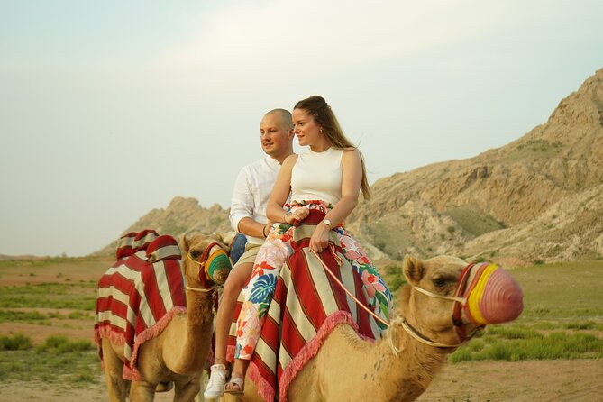 Private Dinner in the dunes in the Mleiha National Park - Camel Rock, camel riding, and the slower side of Mleiha