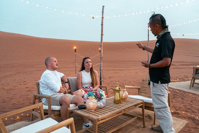 Private Dinner in the dunes in the Mleiha National Park - A nature walk through desert plants and wildlife