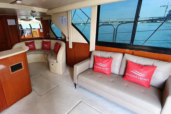 Private Dubai 2 Hours Luxury Yacht Charter with BBQ Option - JBR Beach and the coastal hotel views