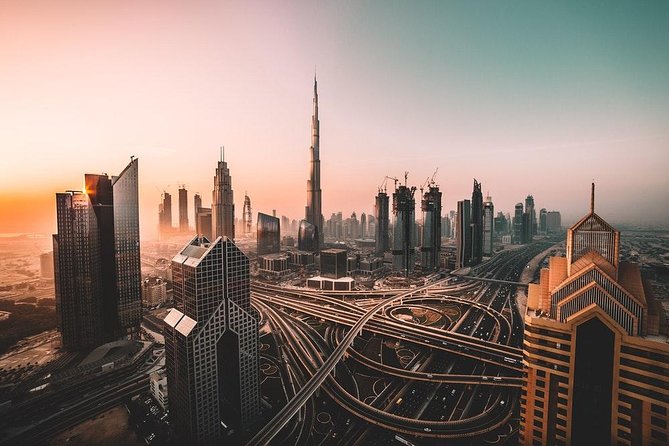 Private Dubai Sightseeing Half Day City Tour - Burj Khalifa and Dubai Mall from the road