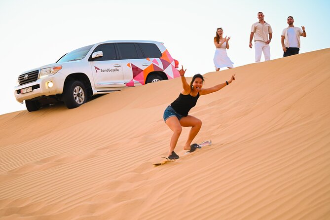 Private Dune Bashing in Abu Dhabi - Morning Desert Safari - Dune bashing across the morning sand