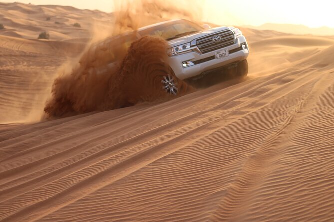 Private Evening Desert Safari Dubai with Camel Riding & BBQ - Red-dune dune bashing is the main thrill