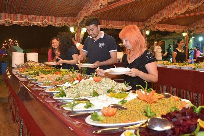 Private Evening Thriller Desert Safari & BBQ Dinner - BBQ buffet and evening entertainment
