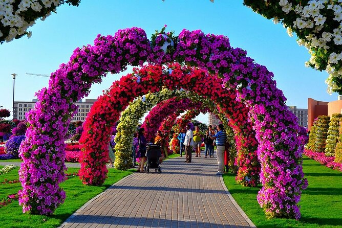 Private Half-Day Tour in Dubai Miracle Garden and Global Village - Is $181.41 Per Person Good Value?