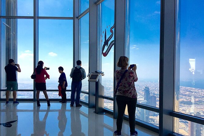 Private Tour: Dubai Frame, Burj Khalifa Entry and Dubai Fountain - Burj Khalifa’s 124th floor: the main event