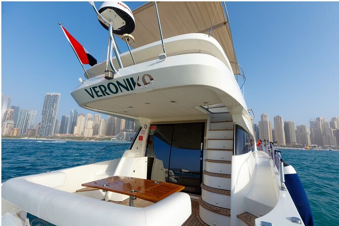 Private Yacht Cruising Rental from Dubai Marina - Burj Al Arab photo views