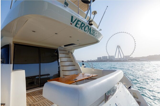 Private Yacht Cruising Rental from Dubai Marina - Food, music, and paid extras