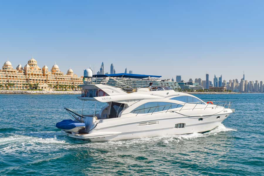 Private Yacht Dubai: 56ft - Jumeirah Beach Residence and Bluewaters Island