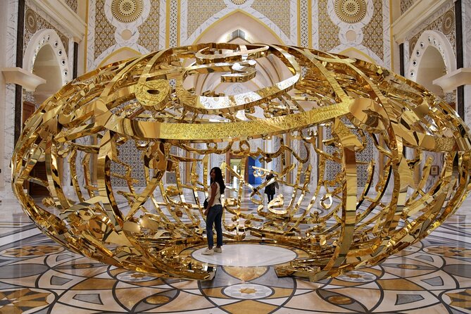 Qasr Al Watan Entry Ticket in Abu Dhabi - The courtyard and Arabian design details