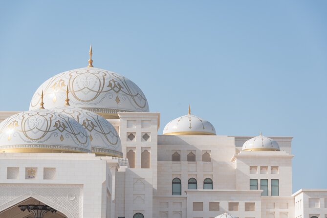 Qasr Al Watan Presidential Palace Abu Dhabi Ticket - The first impression: scale, marble, and Arabic design