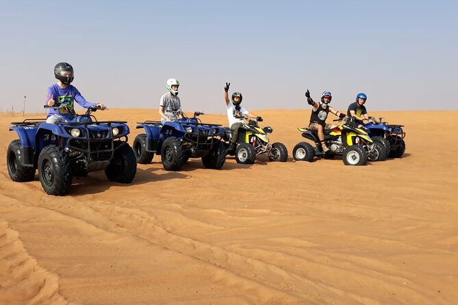 Quad Bike Dubai - Getting behind the handlebars