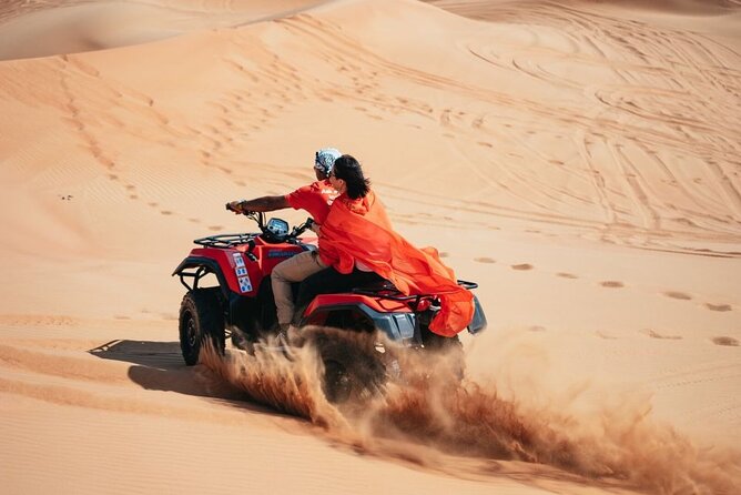 Quad Bike Thrill: 30/60-Minute Red Dune Adventure with Camel Ride - The camel ride brings the quiet back