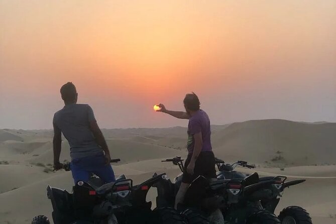 Quad biking tour with or without pick and drop(Abu dhbai ) - One hour or 90 minutes on the dunes