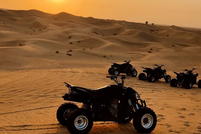 Quad biking tour with or without pick and drop(Abu dhbai ) - Why sunset and early morning make sense