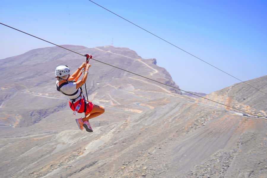 Ras al-Khaimah: Jais Sky Tour Zipline Adventure - Reaching the Jais Adventure Center