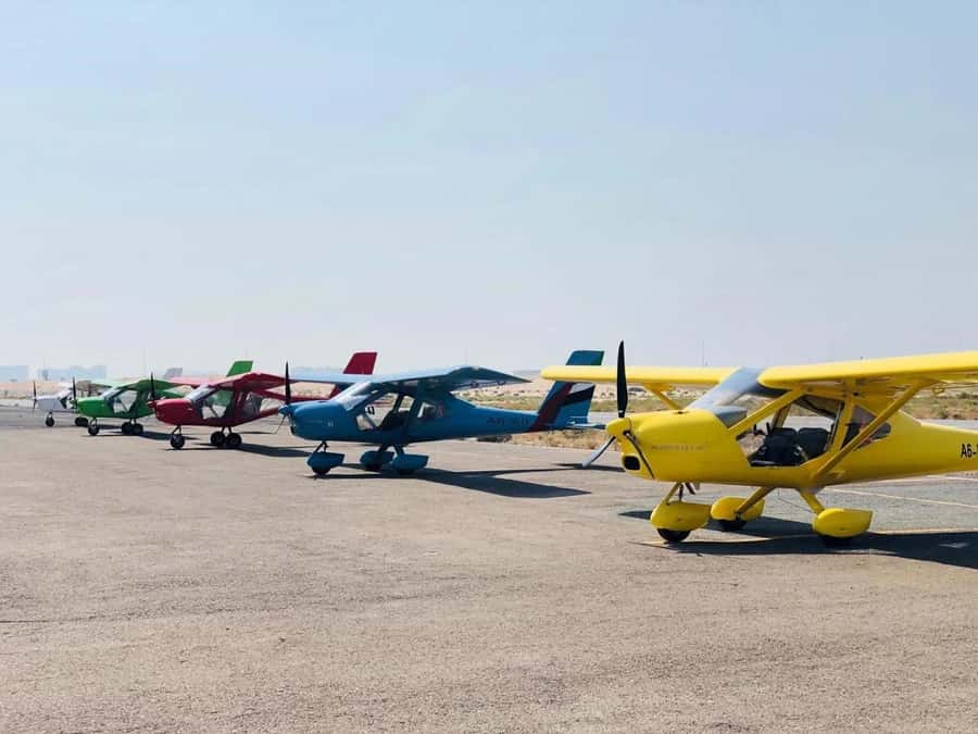 Ras Al Khaimah: Scenic Microlight Adventure Over Desert - Arriving at Al Jazirah Aviation Club