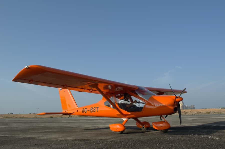 Ras Al Khaimah: Scenic Microlight Adventure Over Desert - Taking off over Ras Al Khaimah