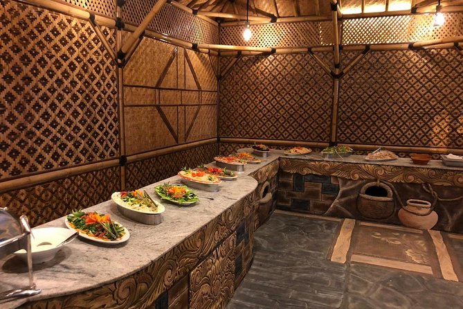 Red Dune Desert Safari & Quad Bike, BBQ Dinner. Camel Ride, Sandboarding - Camel riding and the traditional camp