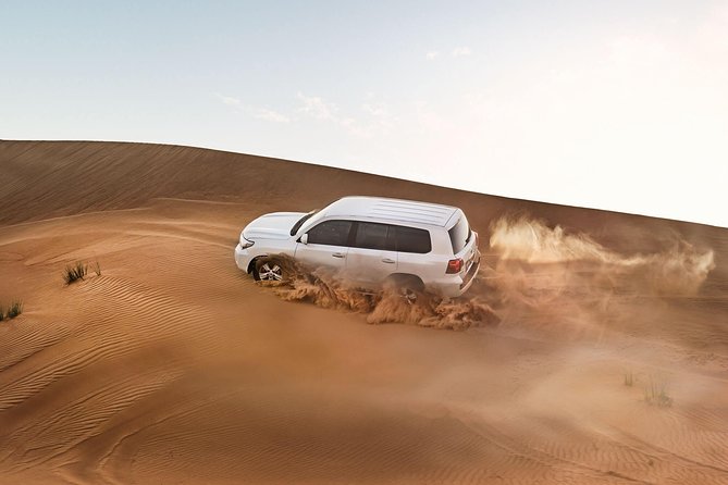 Red Dune Desert Safari with BBQ Dinner, Sand Boarding Dance Shows - Thirty to forty minutes of dune bashing