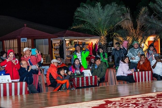 Red Dunes Desert Safari with 4x4 Pick up & Drop, Camel ride, BBQ and Live shows - Arabic coffee, dates, and the Bedouin-style camp