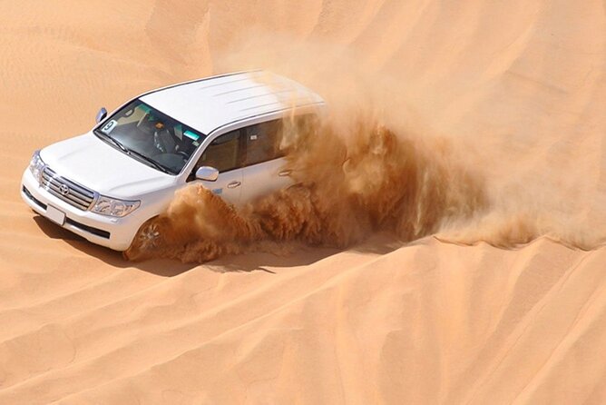 Red Dunes Desert Safari with 4x4 Pick up & Drop, Camel ride, BBQ and Live shows - BBQ dinner, drinks, and evening entertainment