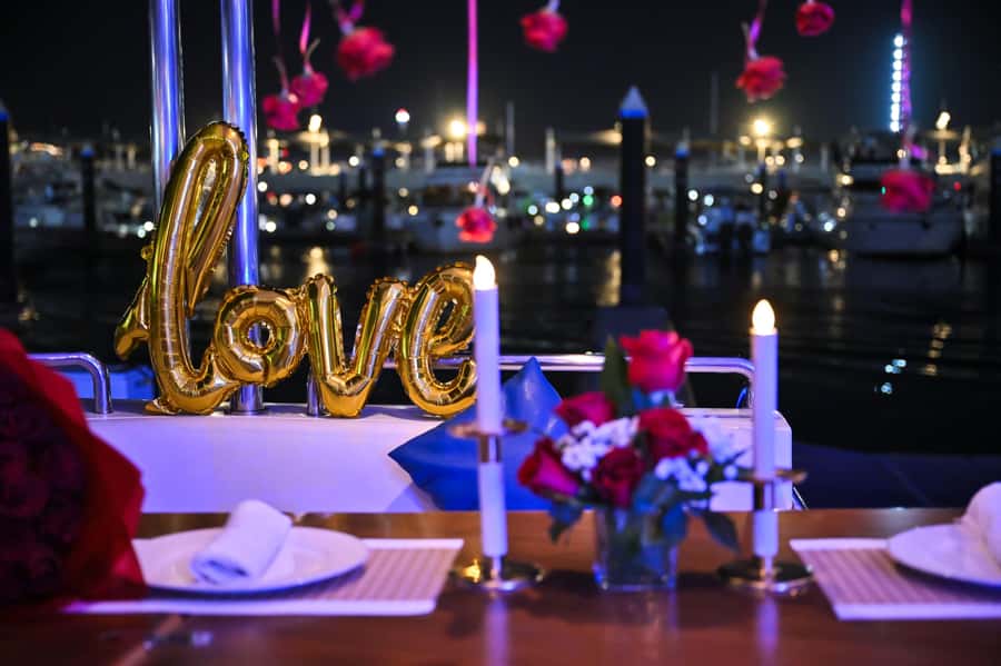 Romantic Dinner on Private Yacht - Who will enjoy this evening most?