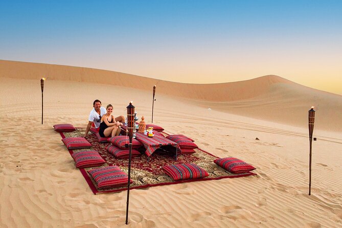 Romantic Private Dune Dinner Abu Dhabi - Dune bashing across the afternoon sand