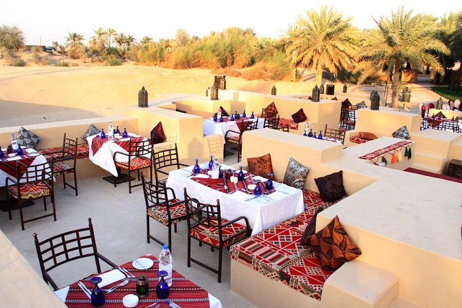 Sahara Arabian Desert Dinner Experience with Transport from Dubai - What dinner is like under the stars
