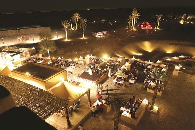 Sahara Arabian Desert Dinner Experience with Transport from Dubai - The Al Sahra setting and first welcome