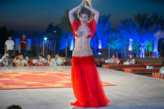 Standard Desert Safari, camel ride, BBQ Dinner, Belly Dance Show, Pick & Drop - Key points to know before booking