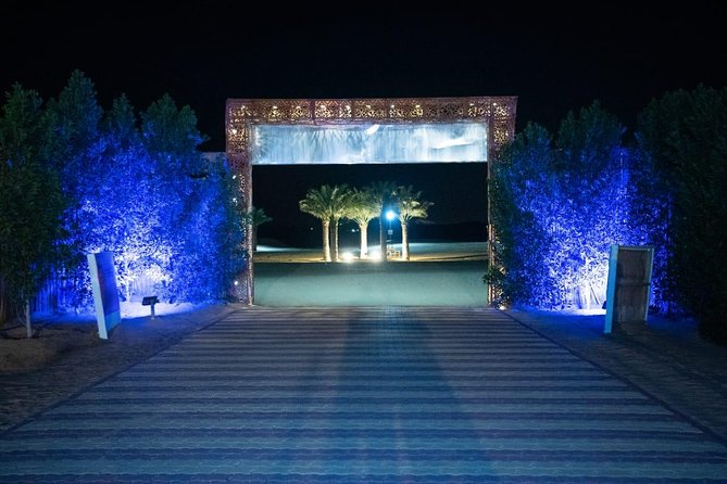 Standard Desert Safari, camel ride, BBQ Dinner, Belly Dance Show, Pick & Drop - Group size, comfort, and guide service