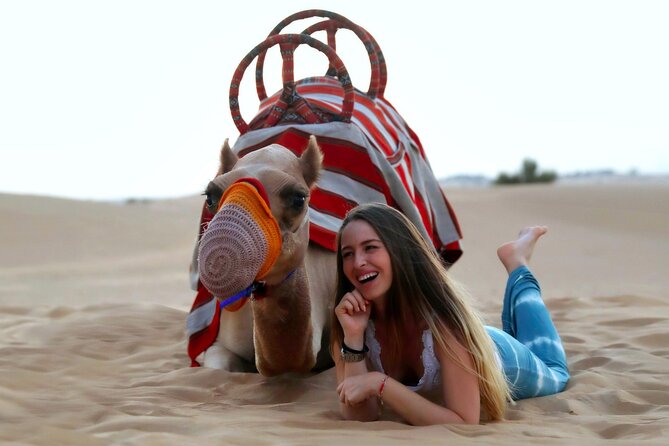 Sunset Camel Trek & Red Dunes Safari with BBQ at Al Khayma Camp From Dubai - BBQ buffet and three evening shows