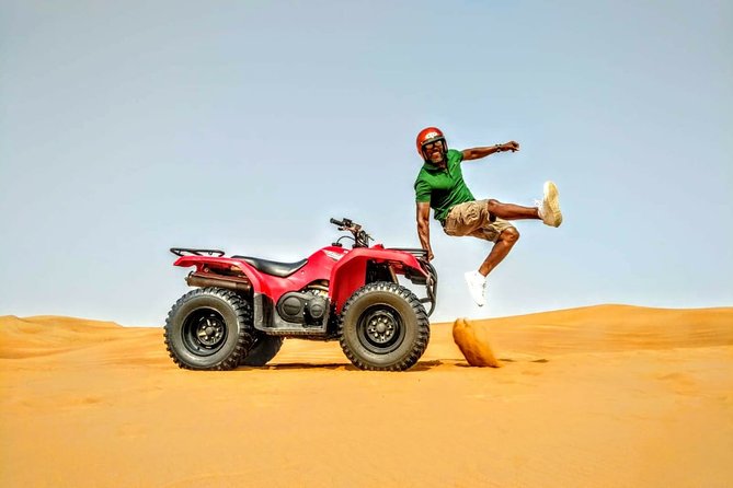 Sunset Camel Trek & Red Dunes Safari with BBQ at Al Khayma Camp From Dubai - Dune bashing across the red sand