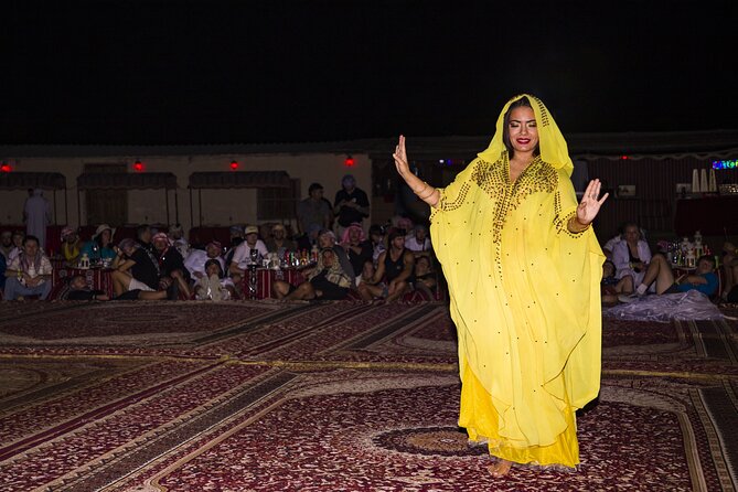 Sunset Camel Trekking with Falcon Show & VIP BBQ Dinner - The Bedouin-style camp and cultural activities