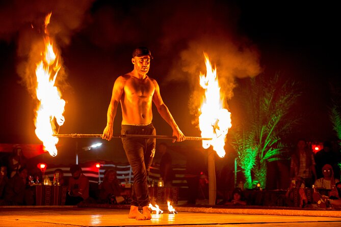Sunset Camel Trekking with Falcon Show & VIP BBQ Dinner - VIP BBQ dinner beside the stage