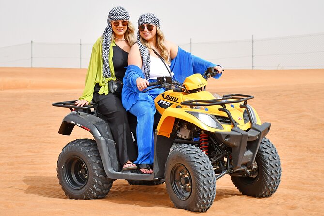 Sunset Desert Safari Quad bike Camel ride Sand Board & BBQ Dinner - What the $70 Price Really Covers