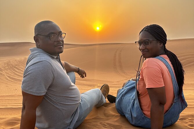 Sunset Desert safari with Camel Ride Sand Board & BBQ Dinner - The camel ride brings the pace down