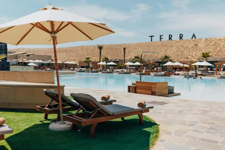 Terra Solis: Unwind and Re-Energize by the Pool - The pool, loungers, and cabanas