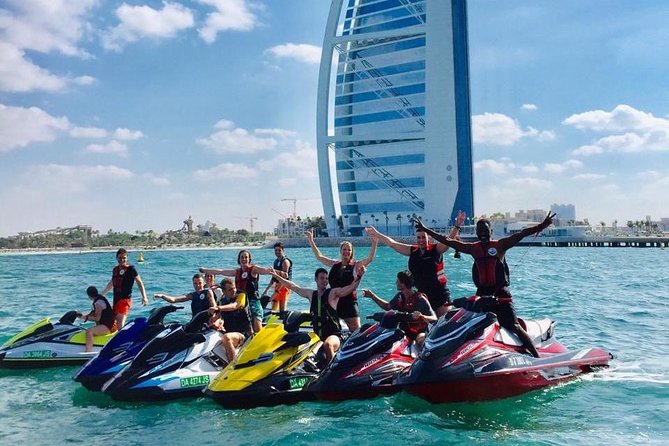 The Best Jet Ski in Dubai - 2 Hours Burj Al Arab - Dubai Marina - Atlantis Tour - Getting comfortable on the jet ski