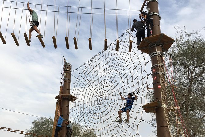 Up to 4 Hour Admission on our Ziplines and Ropes Courses. - Trading Dubai streets for a forest course